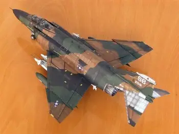 1:33 קנה מידה הפנטום F-4B מיג הרוצח לוחם DIY נייר מודל הערכה