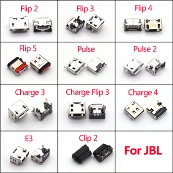 10pcs מיקרו USB שקע הטעינה מחבר JBL Charge 3 4 Flip 6 5 4 3 הדופק Flip4 Flip3 קליפ 2 E3 ללכת מטען שקע יציאת נתונים