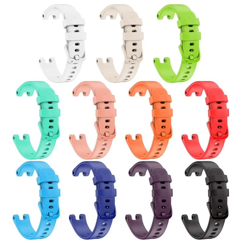 צבעוני להקת שעון סיליקון החלפת צבעוני אופנה צמיד על לילי גברים, נשים, על שעון חכם להקה חדשה Dropship