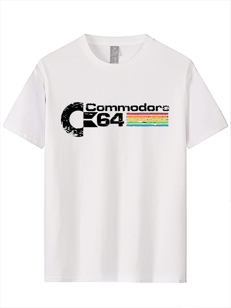 רטרו קומודור 64 מקסימום חולצה חדשה פנאי Tees Camisas C64 Amiga המחשב חנון חנון 3D Tshirts או הצוואר חולצות Tees