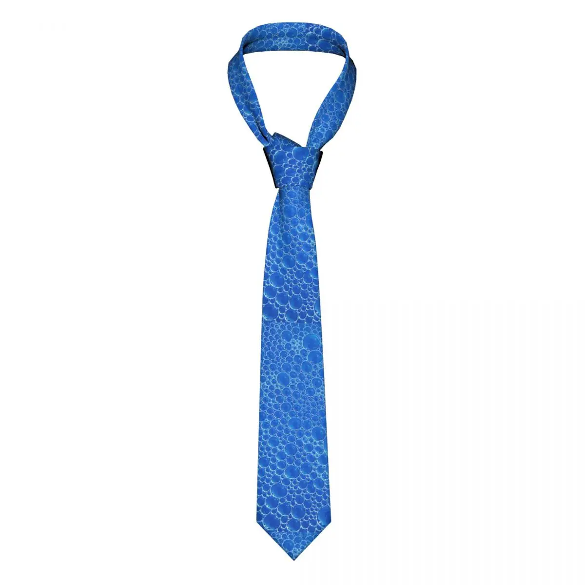 בועות כחולות חידוש צוואר עניבה Mens קלאסי עניבה, חתונה, חתן, משימות, ריקודים, מתנות