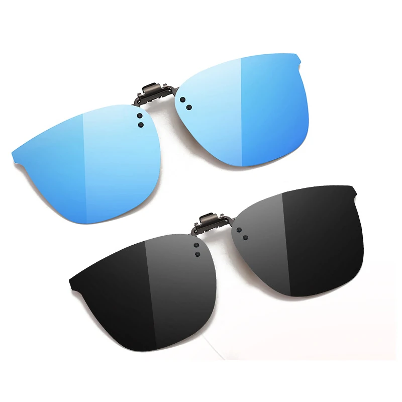 הרכש החדש מקוטב Flip-up משקפי שמש קליפים עבור קוצר ראייה, משקפיים נשים ללא שפה Photochromic זכוכית קליפ-קליפ משקפי שמש C2250
