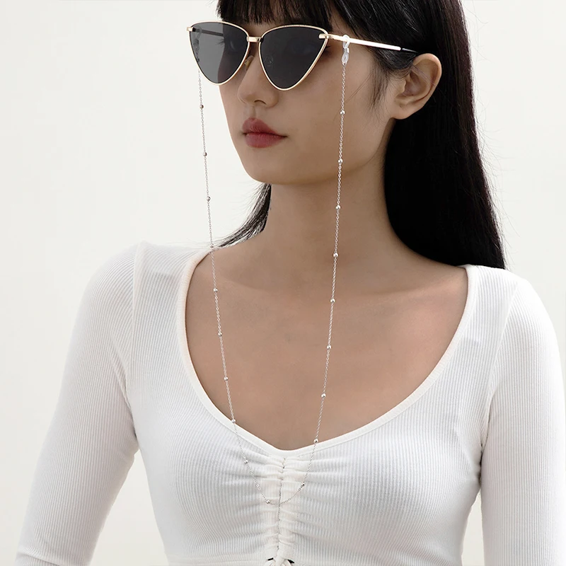 2023 משקפי אופנה שרשראות לנשים וינטג מתכת משקפי שמש שרוכי צוואר לסלולרי רצועה לצוואר לא תלוש Eyewear כבל בעל תכשיטים מתנה