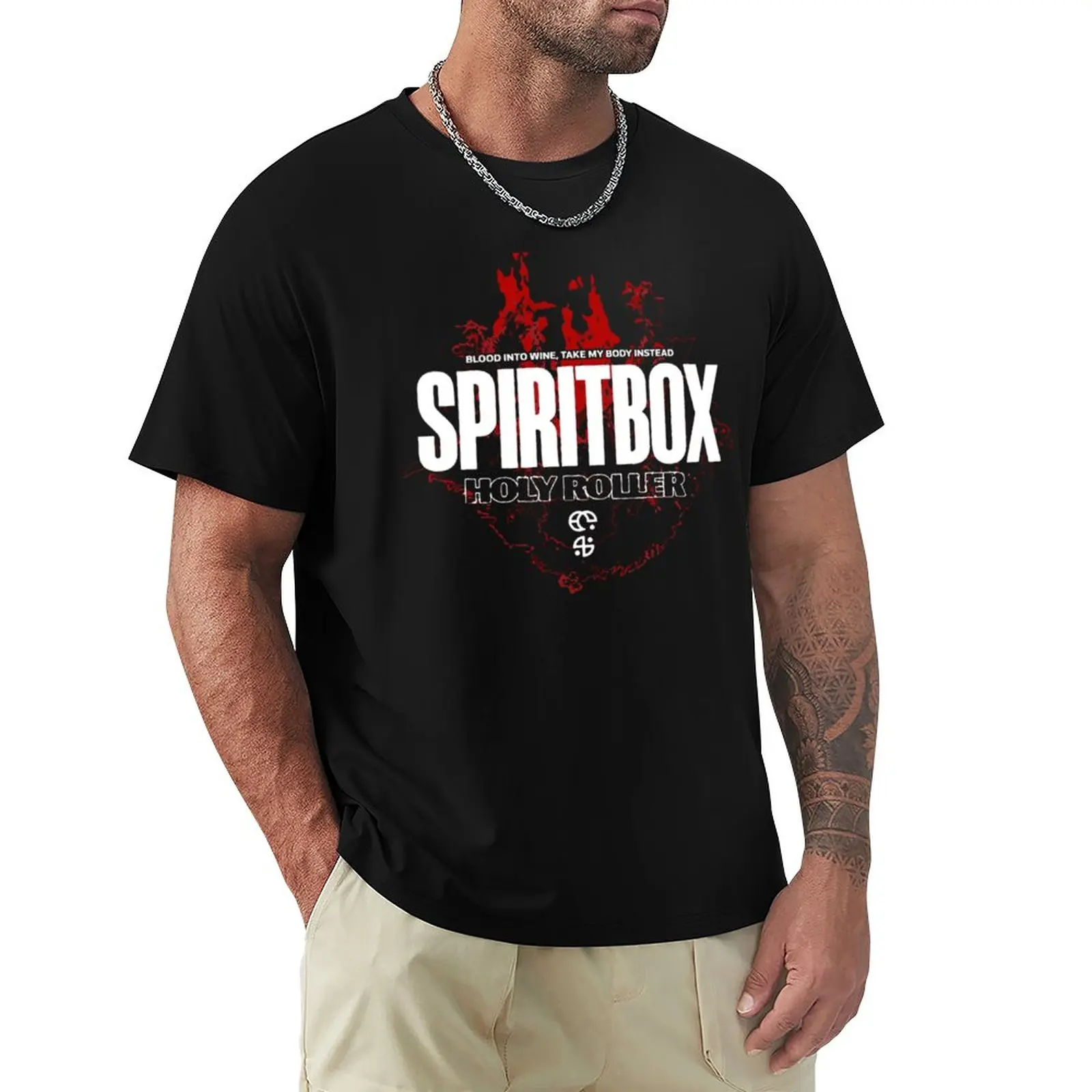 Spiritbox הסחורה הקודש רולר טי-שירט מצחיק חולצה מותאמת אישית חולצה מצחיק חולצות טי-שירט קצרה גדול וגבוה חולצות לגברים