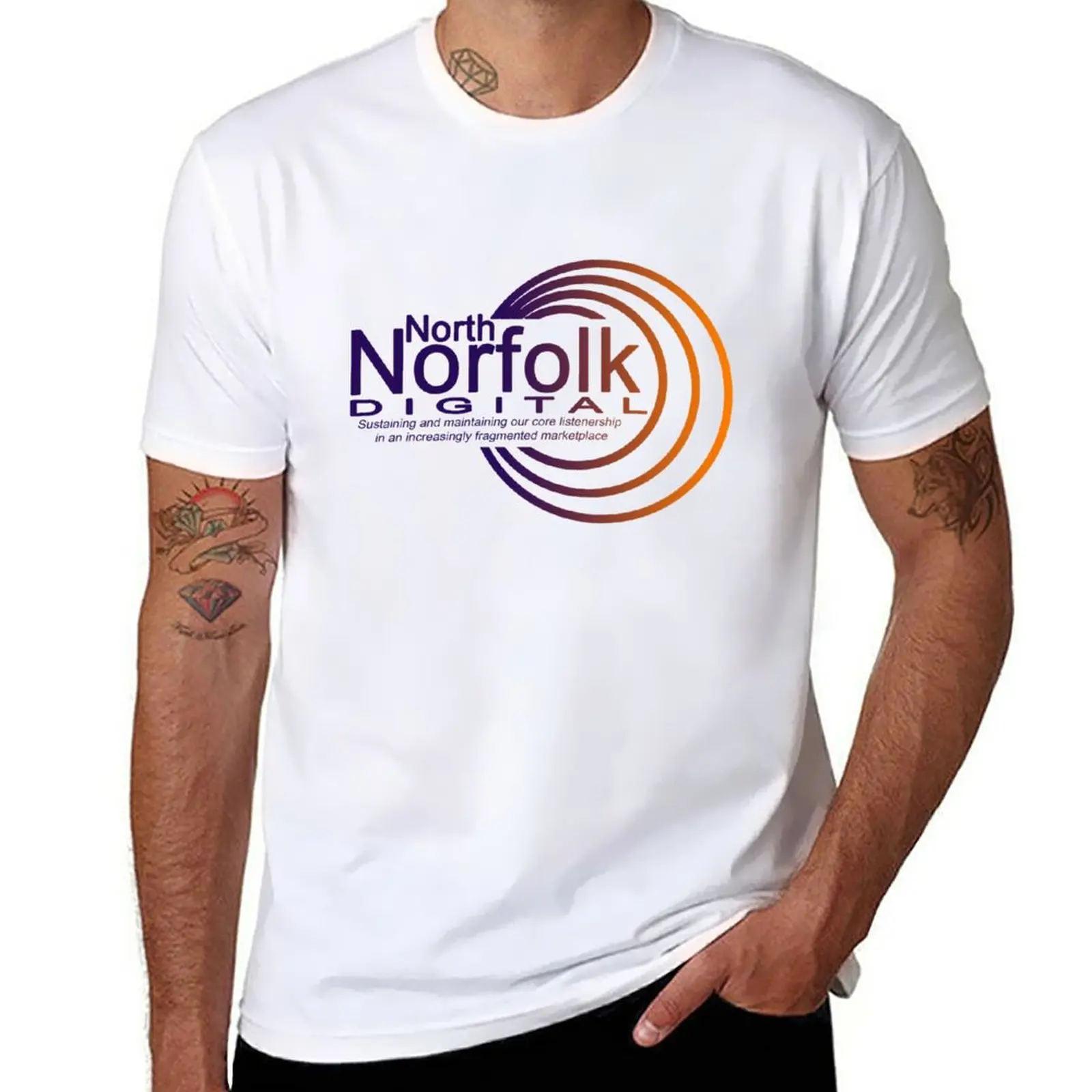 צפון נורפולק דיגיטלי חולצת קיץ מקסימום במשקל כבד חולצות קיץ העליון זיעה, חולצות שחורות חולצות לגברים