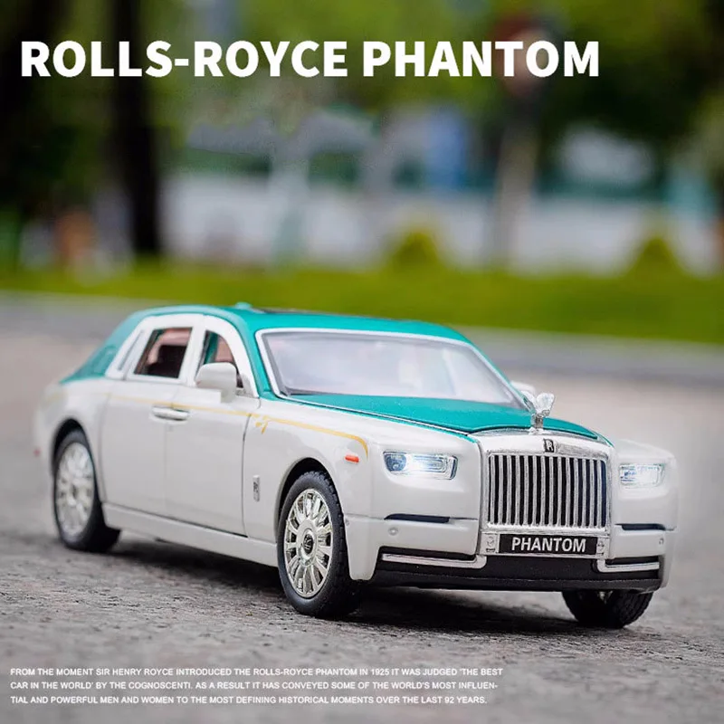 1/32 רולס רויס פאנטום סגסוגת לקסי דגם המכונית Diecast מתכת צעצוע של רכב קלאסי דגם המכונית אוסף נשמע האור ילדים מתנה