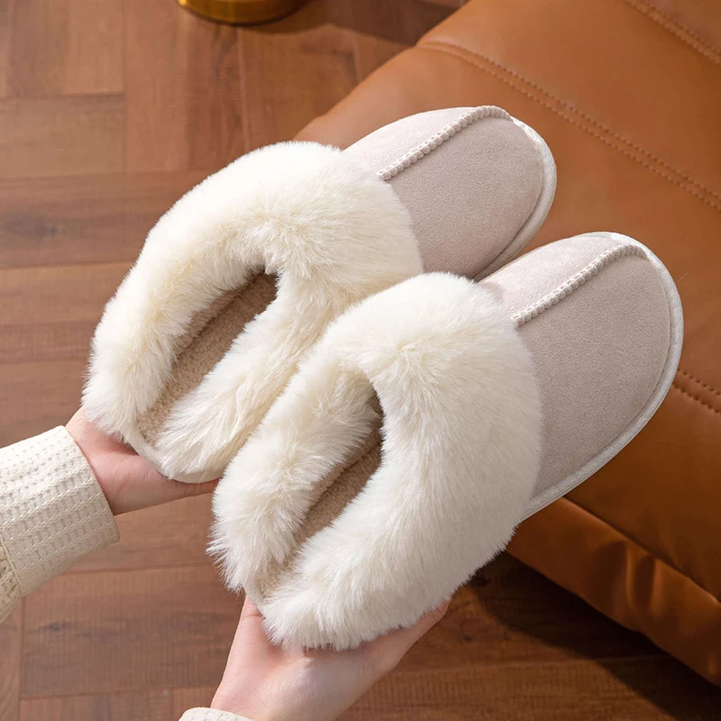 אופנה החורף רך הבלעדית של נשים נעלי איכות נעלי בית אנטי להחליק זמש נעלי נשים סנדלים בקיץ 2023 נקבה