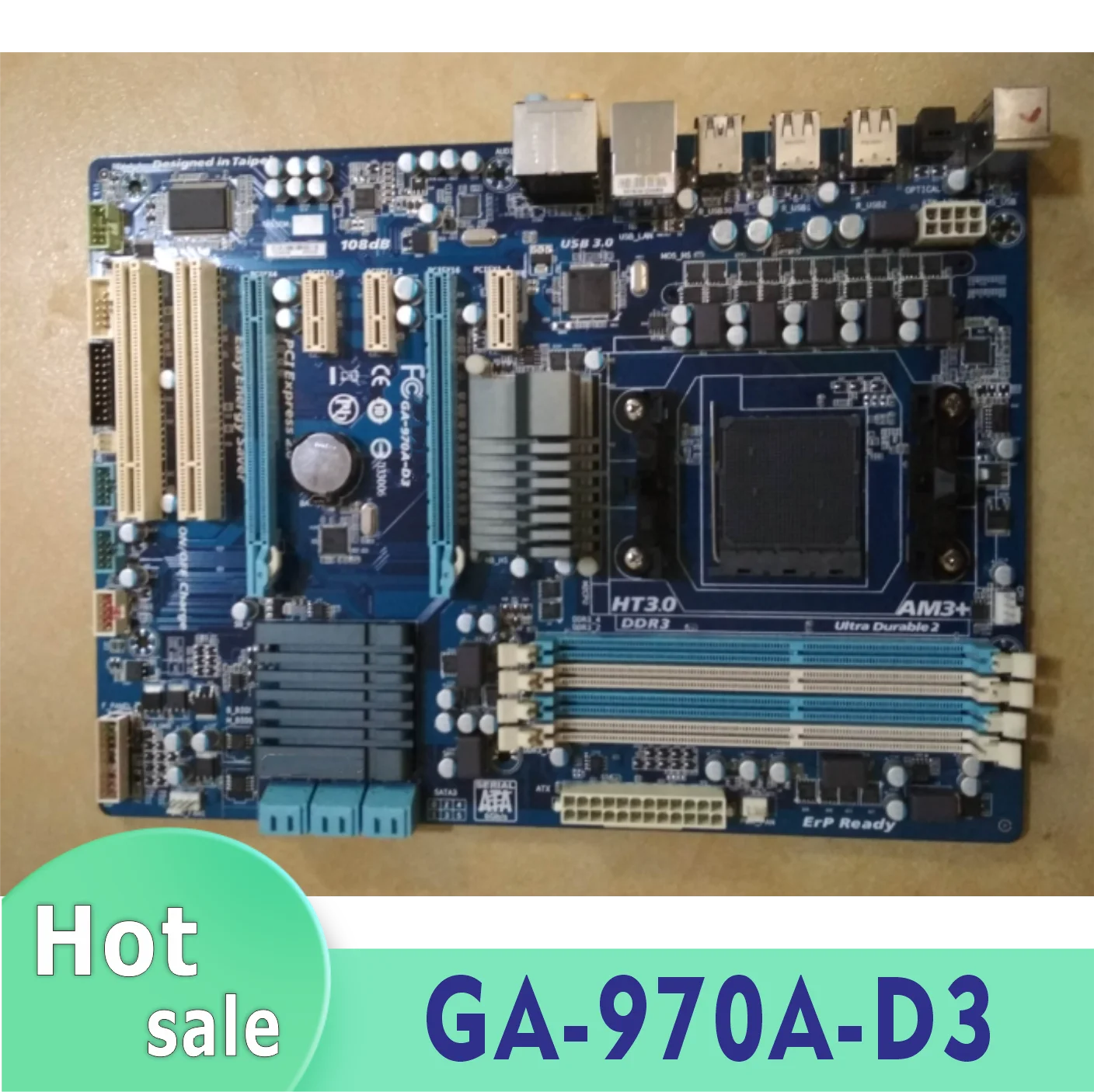 GA-970A-D3 100% מקורי לוח אם DDR3 USB 3.0 32G שולחן העבודה לוח אם AM3 100% בדיקות