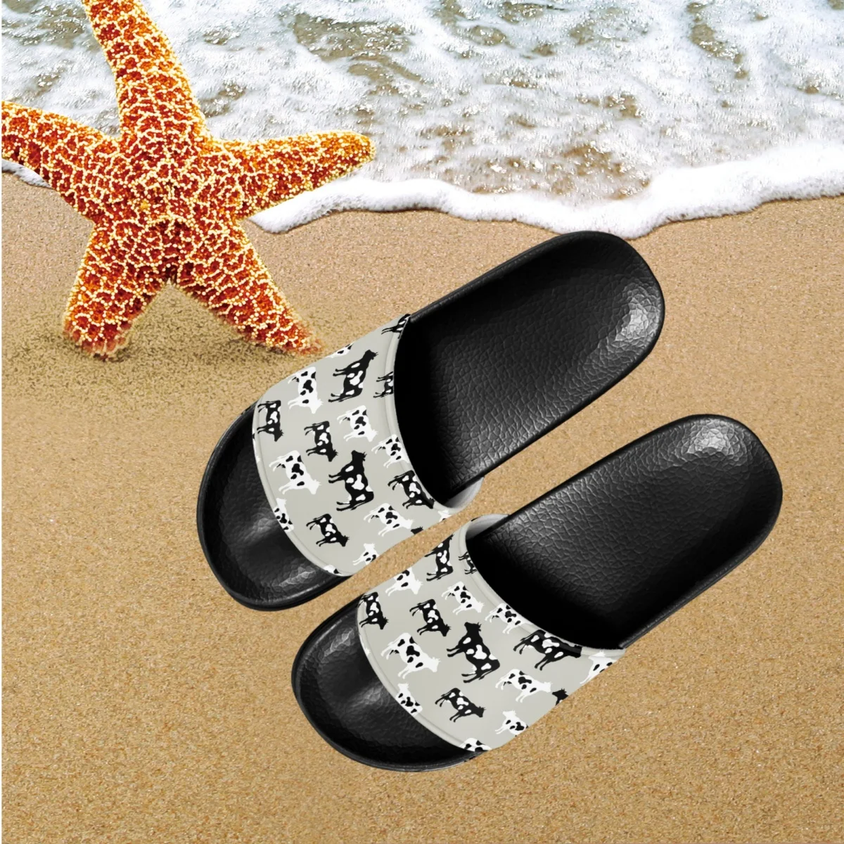 קיץ נעלי בית פרה אוהבי אנטי להחליק משקל אמבטיה בית נעלי נשים דירות חוף שקופיות לנשימה נעלי מים 2023