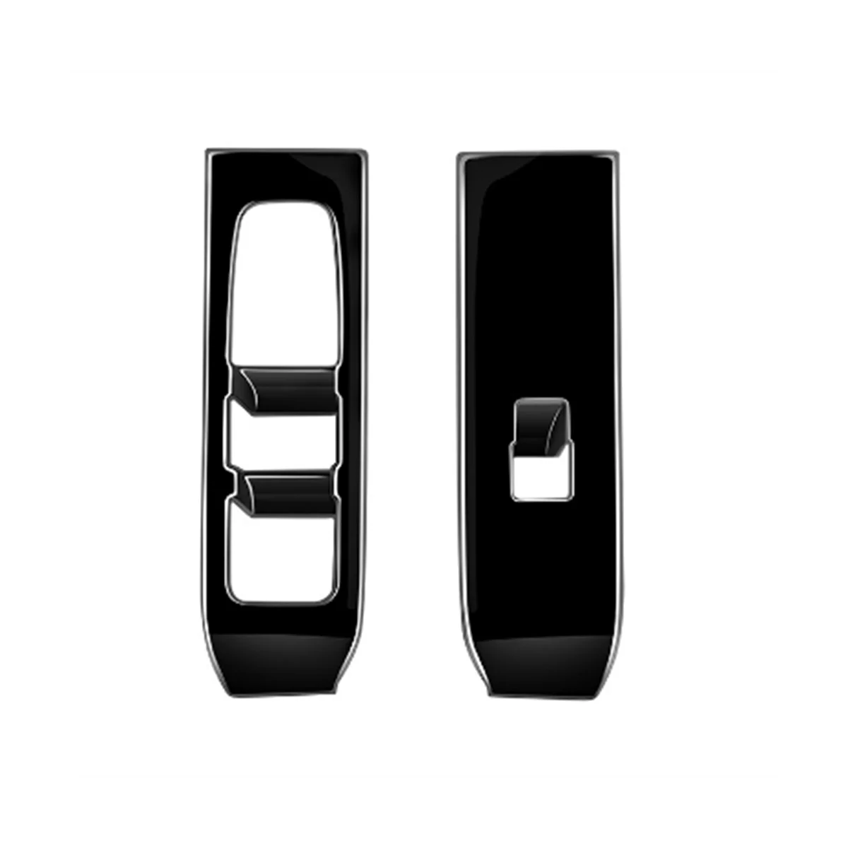 טויוטה Alphard 40 סדרה 2023+ מבריק שחור הדלת Armest החלון. הרם את המתג מכסה זכוכית שליטה לכסות RHD