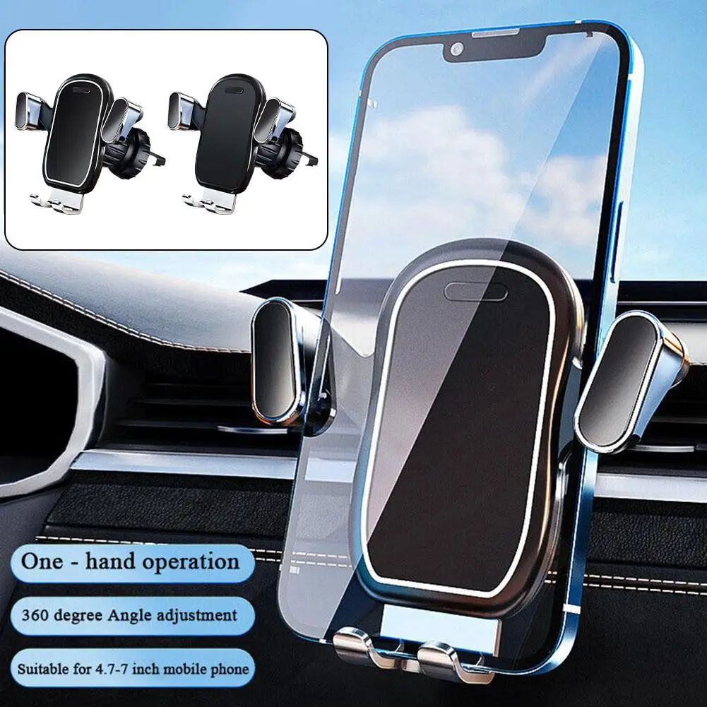 המכונית טלפון נייד בעל כוח משיכה קבוע אוניברסלי עבור טלפון אנדרואיד iPhone רכב המזגן לשקע אוויר מחזיק ניווט Y8T8