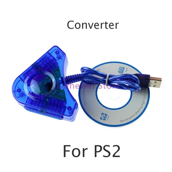 1pc על PlayStation2 המשחק Gamepad מתאם USB Converter עבור PS2 בקר למחשב
