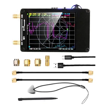 2.8 אינץ וקטור רשת אנטנה מנתח 10KHz-1.5 ג ' יגה הרץ MF HF VHF UHF עם חריץ לכרטיס SD 5V120mA למדוד פרמטר ספקטרום אנלייזר