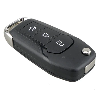 3X מכונית Smart Remote Key 3 לחצן 433Mhz 49Chip מתאים פורד KA+ Modeo Glaxy S-מקס 2014 2015 2016 DS7T-15K601-B