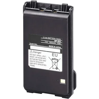 BP265 רדיו Li-ion Battery Pack & Blet קליפ 1900mAh DC 7.4 V עבור ואיקו ם IC-F3001 F4001 אספקת חשמל חלופי
