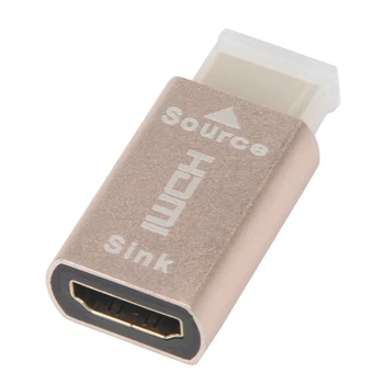 HDMI מסך נעילה אות בעל KVM HDMI2.0 וירטואלי מתאם EDID DDC Dummy Plug עבור HDMI תצוגה אמולטור עד 3840 X 2160