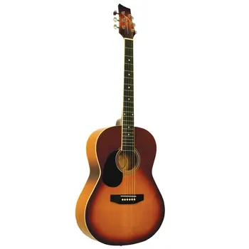 K391-HSB מכון סדרת 39 אינץ ' גיטרה אקוסטית עם טופ אשוחית ודבש פרץ