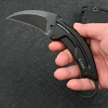 Karambit CS ללכת EDC חיצוני קמפינג ציוד הישרדות חילוץ הגנה עצמית קבועה להב סכין טקטי צבאי סכיני ציד עבור גברים