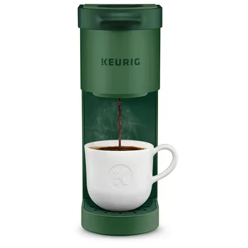 Keurig K-מיני לשרת יחידה K-גביע פוד מכונת קפה, ירוק