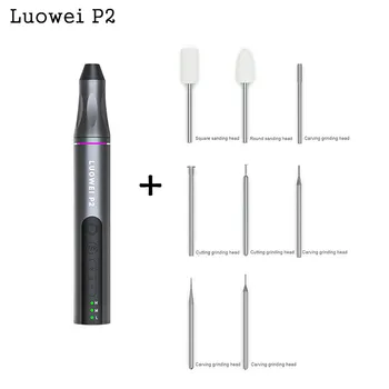 LUOWEI P2 חשמלי ליטוש עט לטלפון סלולרי לדפוק אגרופים Mainboard IC להסיר קידוח DIY מטחנת תיקון כלי
