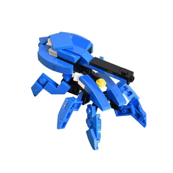 MOC חרקים מכא עכביש רובוט טנקים עם תותח בניין הגדר החיה מכני רעל עכביש לבנים צעצועים לילדים מתנה