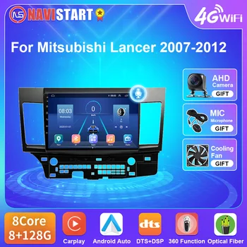 NAVISTART רדיו במכונית עבור מיצובישי לנסר 2007-2012 מולטימדיה אנדרואיד 10 GPS נאבי 4G WIFI Carplay אוטומטי 2 Din לא נגן DVD