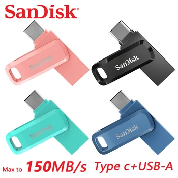 SanDisk SDDDC3 סוג C USB 3.1 כונן פלאש 256GB 512GB 128GB 64GB 32GB Pendrive זיכרון, דיסק USB כונן עט 32 64 128 256 עבור Smar