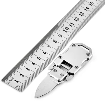 Swayboo, אולר כיס נירוסטה מיני מחזיק מפתחות סכין עצמית להגן על EDC כלי עם מים