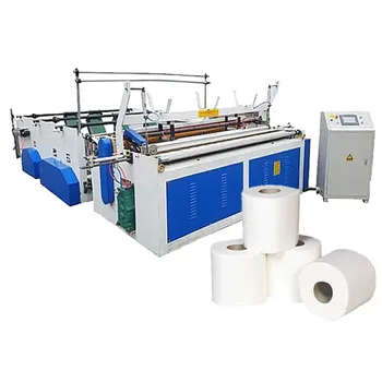 אוטומטי יחיד טואלט נייר יומן לעטוף את ייצור גורם ייצור אריזה מכונת נייר טואלט גליל מכונת חיתוך
