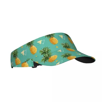 בקיץ אוויר שמש כובע משולש גיאומטרי אננס מגן UV להגנה ספורט טניס, גולף, ריצה קרם הגנה כובע
