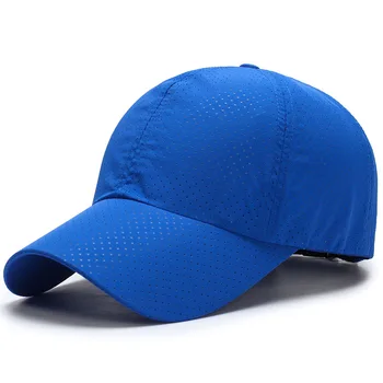 בקיץ כובע בייסבול מוצק רשת דק נייד יבש מהירה לנשימה שמש כובע נשים גברים גולף, טניס, ריצה לקמפינג טיולים