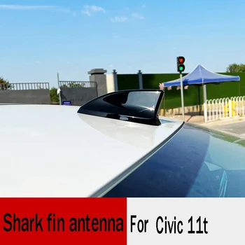 המכונית סנפיר כריש אנטנה אוטומטי רדיו AM/FM האות אנטנות קישוט הונדה סיוויק 11T 2022 שחור
