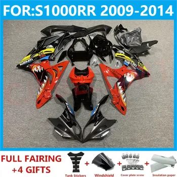 חדש ABS אופנוע fairings קיט מתאים S1000RR 09 10 11 2009 2010 S 1000 S1000 RR RR 2011 2012 2013 2014 Fairing להגדיר כריש אדום