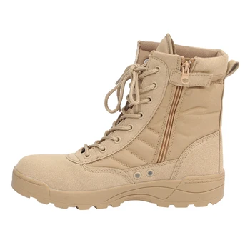 חיצוני נעלי הליכה לנשימה נעלי טיפוס הרים גבוה-למעלה החורף צבאי טקטי מגפיים קל ללבוש עמיד עבור גברים