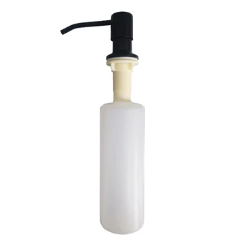 כיור מטבח סבון מיכל נירוסטה ראש 350ML ABS מיכל חומר ניקוי נוזלי בקבוק פלסטיק חדש