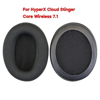 לאוזניות כריות אוזניים כריות אוזניים עבור HyperX Cloud סטינגר הליבה Wireless7.1 אוזניות Earpads זיכרון ספוג לכסות את האוזניים Earcups 95AF