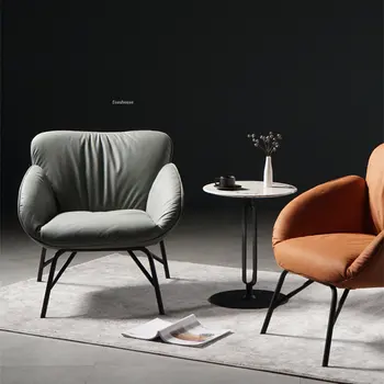 מודרני עצלן סלון כסאות ריהוט מעצבים את הסלון ספה אחת כיסאות יצירתי מרפסת פנאי משענת הכורסה D
