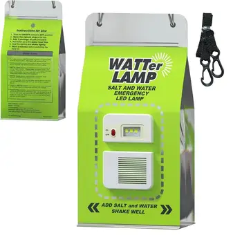מים נייד מנורת LED מלח אור עבור קמפינג נייד מים מלח מנורה עבור דיג לילה לשרוד ופעילויות חוצות