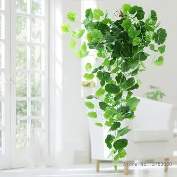 מלאכותי תליות צמח אלגנטי & עמיד Greeneries זיופים תליות צמח מצוין על קיר חדר בבית קישוטים