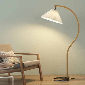 מנורת רצפה דלעת אור יוקרה לסלון מנורות בסגנון אמריקאי מודרני אישיות פשוטה השינה אחסון המנורה