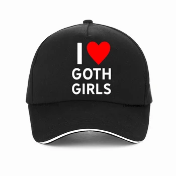 מצחיק אוהב גותיות לב GF כובע קיץ סגנון גרפי כותנה כובע בייסבול מתנות יום הולדת כובע קיץ מתכוונן כובעי Snapback