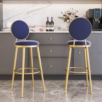 עיצוב יוקרתי נורדי בר הכיסא עיצוב המטבח גובה הדלפק בסלון בר כיסא מודרני מינימליסטי Barkrukken רהיטים SR50BC