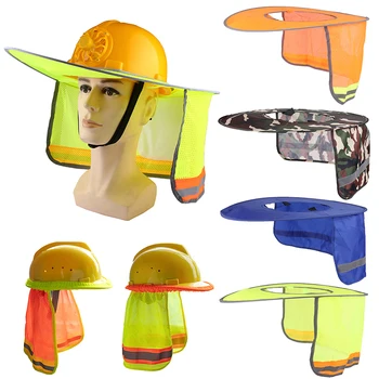 קיץ, שמש, צל בטיחות קשה כובע צוואר מגן קסדות רעיוני כובע שוליים רעיוני קאפ כיסוי עבור פועלי בניין