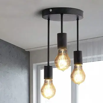 תליון אור מודרניים מקורה סלון בר LED אורות תקרת המסעדה תלויה מנורת רטרו